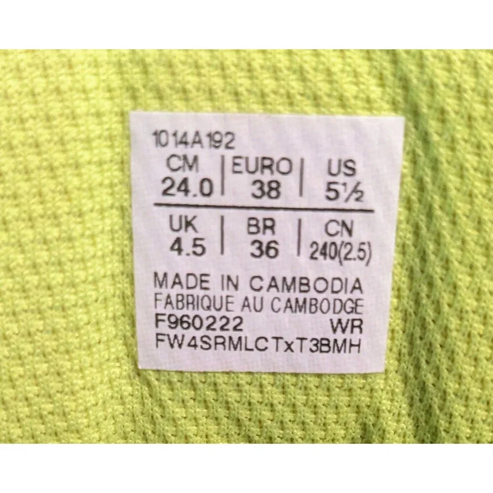 ASICS Contend 7 Kids Youth 5.5  Black Lime Green Sneakers Unisex 1014A192